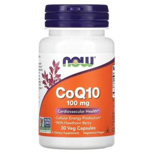 [해외직구] 나우푸드 CoQ10, 100mg 30정