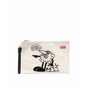 [KENZO] 여성 클러치 코튼 백 FD55PM902F3503 화이트 /8