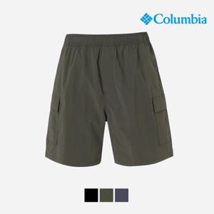 [컬럼비아] 남성 우븐 카고 숏 팬츠_카키 (C62-YMD802)