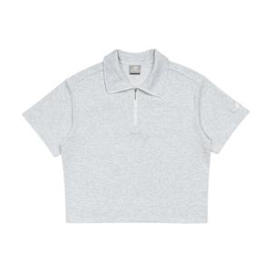 뉴발란스 WOMEN 싱글메쉬 반집업 반팔 맨투맨 NBNCF2W412 AC