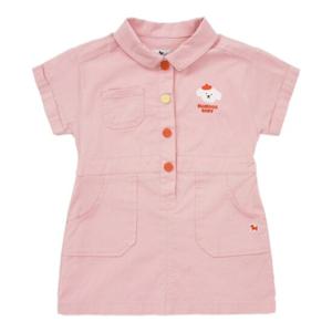 [블루독베이비8] SS25 도기 린넨혼방 드레스 HJ (4531440005) (BLUEDOG BABY 유아 출산 백일 선물 도트 강