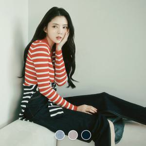 [지오다노/본사] 165541 한소희 데님 롱 스커트