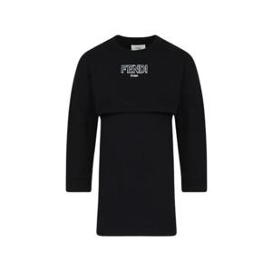 주니어 펜디 원피스 JFB691 5V0 F0GME Black