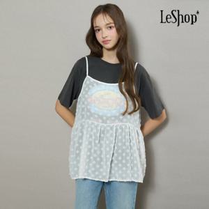 르샵  백 리본 로맨틱 레이스 뷔스티에 블라우스 (BP3BL027A)