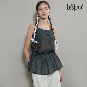 르샵  허리 스트랩 뷔스티에 블라우스 (BP4BL002A)