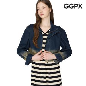 [지지피엑스]빈티지 워싱 크롭 데님 자켓 (GP4JK005F)