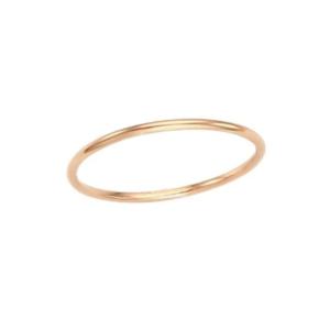 [로이드] 주문제작 베이직 컷팅 실반지 데일리 14K Gold 미스링 LRS19116G