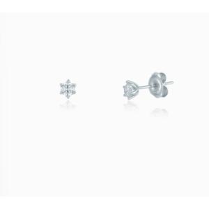 [로이드] 주문제작 다이아몬드세팅,0.1ct*2ea, 2부 6프롱 귀걸이 LEF24006D