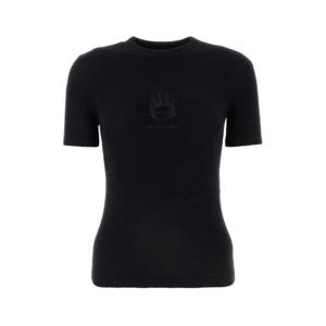 발렌시아가 반팔 티셔츠 796127T3330 1000 BLACK