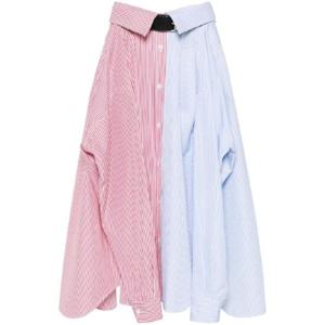 모스키노 스트라이프 스커트 A01160532
