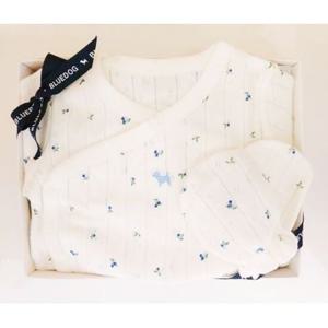 [블루독베이비]CR)베리아일렛배내바디슈트+손싸개SET 45170-040