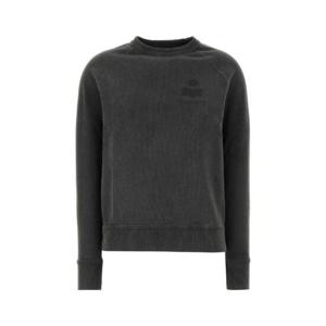 ISABEL MARANT ETOILE 다크 그레이 코튼 블렌드 스웨트셔츠 SW0004FAC1M04E 02DG