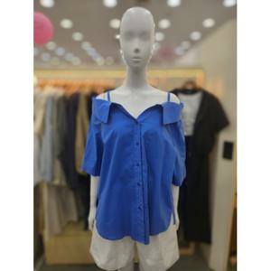 [플라스틱아일랜드]박시핏 오프숄더 블라우스 PQ2WB531
