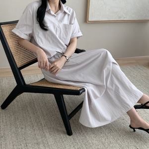 [카라]KARRA 포켓롤업셔츠+스커트SET_A5M0443