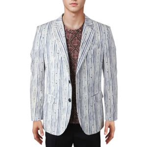 롯데광복 레드옥스 2025 S/S 캐주얼 간절기 여름 지지미 콤비자켓 R251JK110-WH