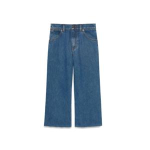 키즈 구찌 스트레이트 팬츠 759874K XDCSJ4447 BLUE