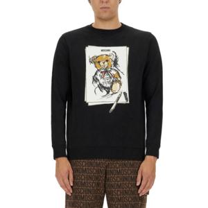모스키노 후드 티셔츠 17115228 1555 BLACK