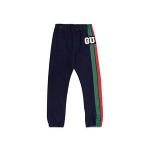 키즈 구찌 스트레이트 팬츠 791862K XJGOF4392 BLUE