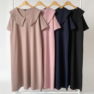 [아이우먼]빅사이즈카라원피스 U239L505 러블리빅카라세라원피스 AR
