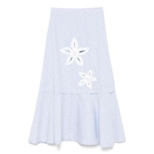 산드로 스트라이프 스커트 SFPJU01383
