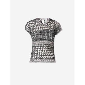 아크네 스튜디오 스웨터 FN WN KNIT000864 900BLACK BLACK WHITE