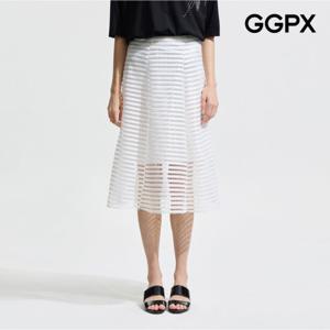 [GGPX] 펀칭 레이스 플레어 스커트 (GP5SK018F)