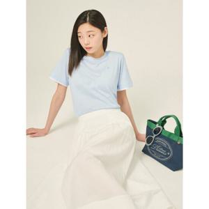 [빈폴레이디스] 레이어드 디테일 반소매 티셔츠  스카이 블루 (BF5442C99Q)
