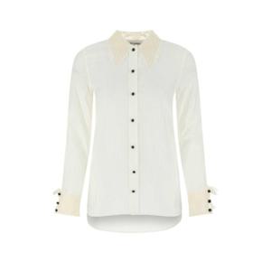 생로랑 블라우스 셔츠 661141 Y3D319601 WHITE
