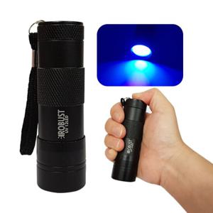 로버스트 UV랜턴 12LED 블랙라이트 자외선램프 형광물질 후레쉬