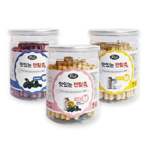 Peer 덴탈껌 맛있는 덴탈츄 250g - 블루베리/유산균/3종혼합