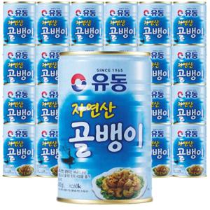 [유동] 자연산 골뱅이 통조림 400g x 24캔