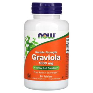 NOW Foods 나우푸드 그라비올라 더블 스트랭스 1000mg 90타블렛