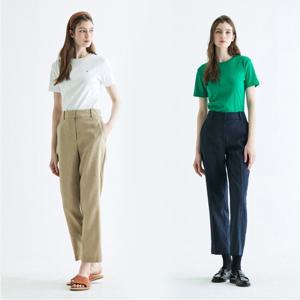 [공식][타미힐피거]슬림핏 스트레치 린넨 팬츠 2종 택1(T22E1WPC
