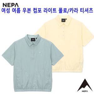 [네파][티셔츠 폴로티셔츠](7K45260) 여성 우븐 컴포 라이트 반팔 폴로티셔츠