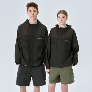 [FILA] 경량 립스탑 포켓 바람막이 (FS2JKG2136X_CGY)