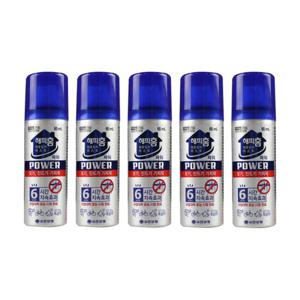 해피홈 모기기피제 아웃도어 미스트파워 65ml 5개