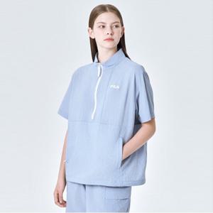 [FILA] 시어서커 반팔 아노락 (FS2JKG2408X_BUE)