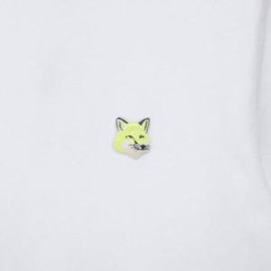 메종키츠네 모노크롬폭스헤드 반팔티 화이트IU00149KJ0008-P100