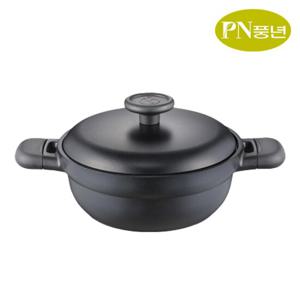 PN풍년 인덕션&가스 코팅 뚝배기 전골냄비 20cm/1954 도야IH (B)