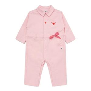 [블루독베이비8] SS25 면 세미와이드 점프슈트 HJ (4511442004) (BLUEDOG BABY 유아 출산 백일 선물 도트