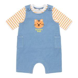 [블루독베이비8] SS25 애니멀 세트형 7부 우주복 HJ (4511360105) (BLUEDOG BABY 유아 출산 백일 선물 도트