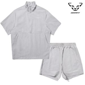 다이나핏 남녀공용 타란 반팔 아노락자켓 반바지 트레이닝 세트 YUM23601C1SET