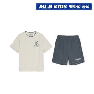 [MLB키즈PG] 아웃도어 스트릿 티셔츠세트 (7AS1B0153-50CRM)