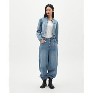 [랩]워싱 자수 와이드 커브드팬츠(AR1DP271)