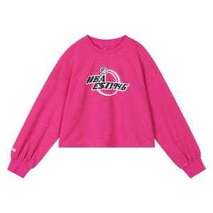 [NBA KIDS]NBA 여아 로고 포인트 크롭 맨투맨 K241TS640P330