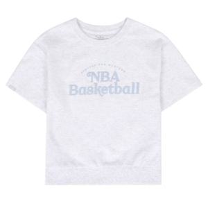 [NBA KIDS]NBA 여아 반팔크롭 맨투맨K252TS620P130