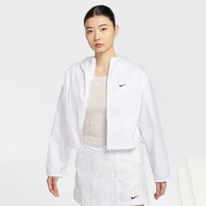 M 나이키바람막이 OQC HJ1183-100 여성용 루즈 워븐 후드 재킷