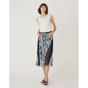 [올리비아로렌]프린트 주름 스커트_VOCDKYM5121