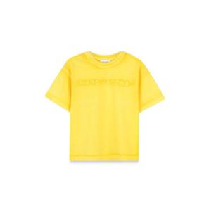 마크제이콥스 키즈 옐로우 반팔 티셔츠 W60446K_526