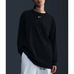 나이키 여성 오버사이즈 긴팔 티셔츠 BE2 HF5321 010